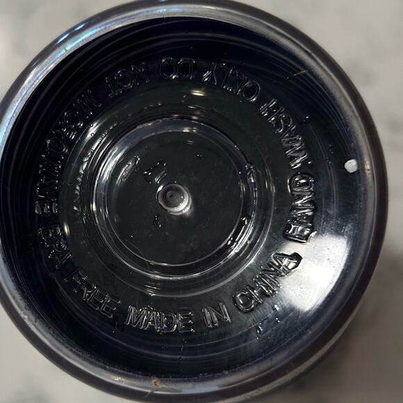 Lilly Pulitzer Blue & Gold Elephant Print Travel Mug Cup Tumbler - Picture 3 of 8